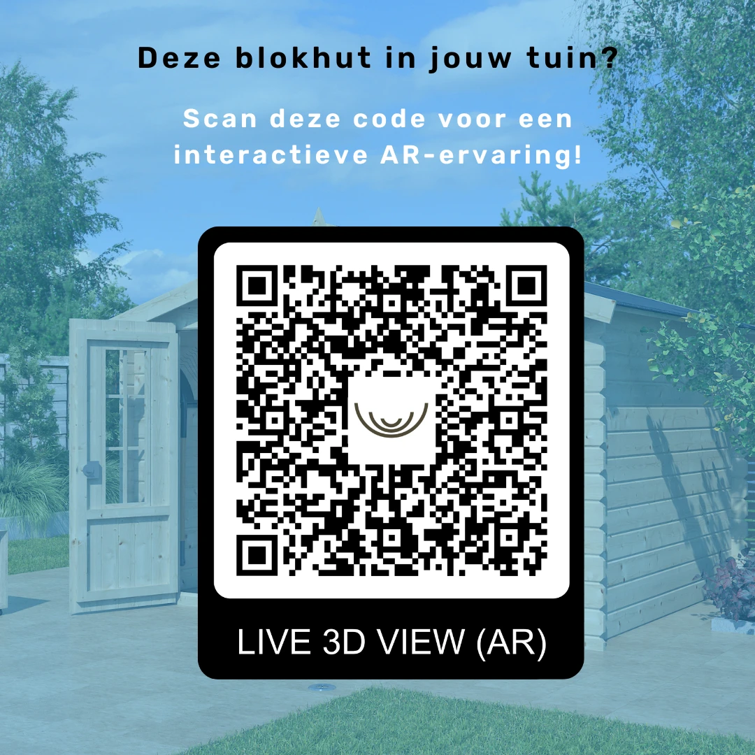 Woodlands Blokhut Modern met Dakisolatie 415 x 295 cm - Afbeelding 11